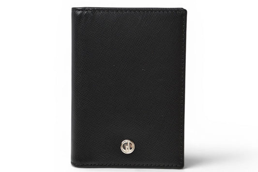 ダンヒル 未使用 カードケース/名刺入れ dunhill メンズ ブラック レザー ロゴ 【中古】