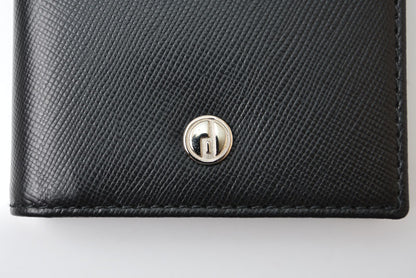 ダンヒル 未使用 カードケース/名刺入れ dunhill メンズ ブラック レザー ロゴ 【中古】