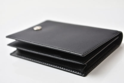 ダンヒル 未使用 カードケース/名刺入れ dunhill メンズ ブラック レザー ロゴ 【中古】