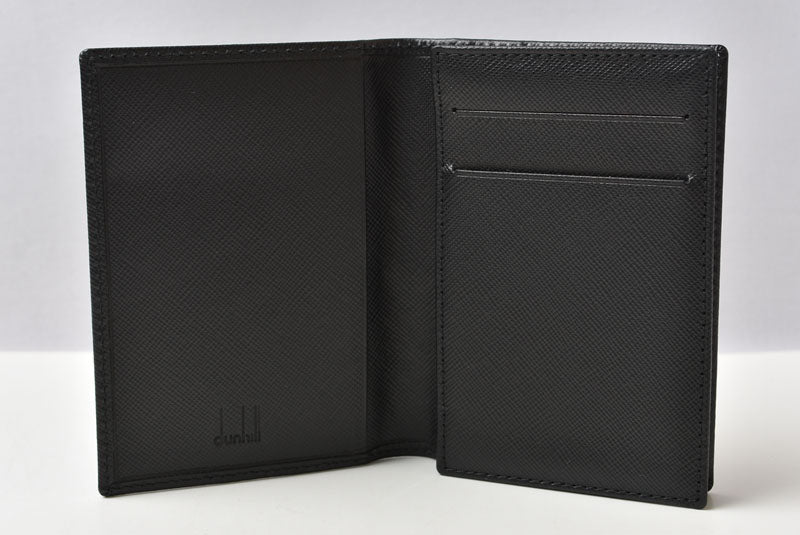 ダンヒル 未使用 カードケース/名刺入れ dunhill メンズ ブラック レザー ロゴ 【中古】