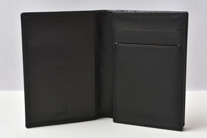 ダンヒル 未使用 カードケース/名刺入れ dunhill メンズ ブラック レザー ロゴ 【中古】
