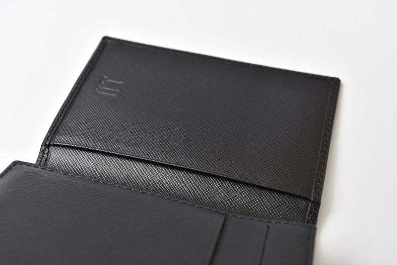 ダンヒル 未使用 カードケース/名刺入れ dunhill メンズ ブラック レザー ロゴ 【中古】