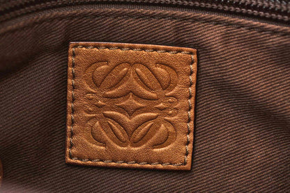 ロエベ ハンドバッグ FIESTA/フィエスタ 2WAY ブロンズ レザー ショルダーバッグ LOEWE レディース【中古】
