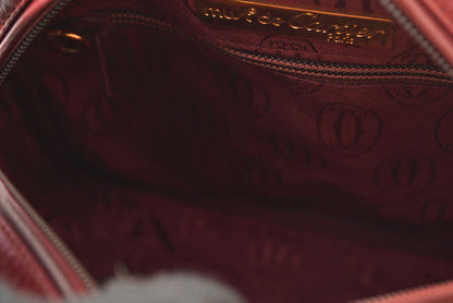 カルティエ ショルダーバッグ/クロスボディ マスト ドゥ カルティエ ヴィンテージ Cartier レザー ボルドー【中古】