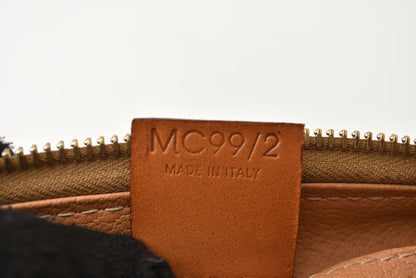セリーヌ コスメポーチ/トラベルポーチ CELINE ヴィンテージ オールドセリーヌ マカダム ブラウン【中古】