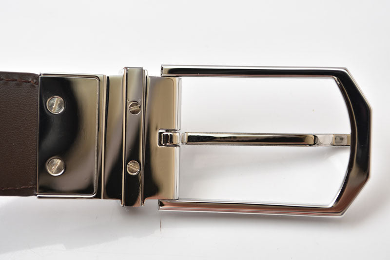 ルイヴィトン ベルト ダミエ リバーシブル レザー ブラック ブラウン M9075 LOUIS VUITTON 90 メンズ【中古】