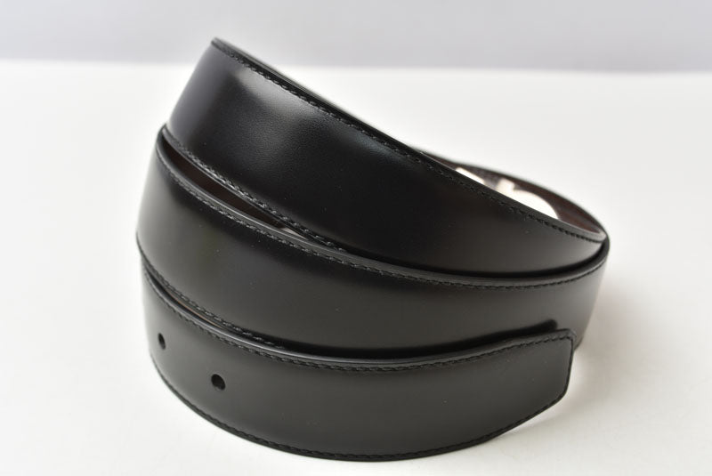 サルヴァトーレフェラガモ ベルト レザー Salvatore Ferragamo リバーシブル フリーサイズ ブラック/ブラウン【中古】