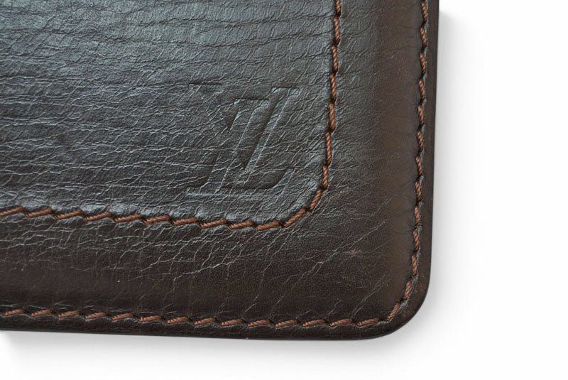 ルイヴィトン 財布/二つ折り ヴィンテージ メンズ LOUIS VUITTON 財布/札入れ ユタ ポルト バルール カルトクレディ M92999 カフェ/ダークブラウン【中古】