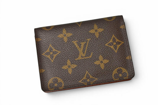 ルイヴィトン パスケース/カードケース LOUIS VUITTON モノグラム ポルト2カルト ヴェルティカル 定期入れ M60533【中古】