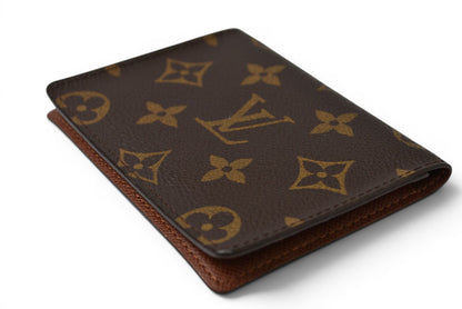 ルイヴィトン パスケース/カードケース LOUIS VUITTON モノグラム ポルト2カルト ヴェルティカル 定期入れ M60533【中古】