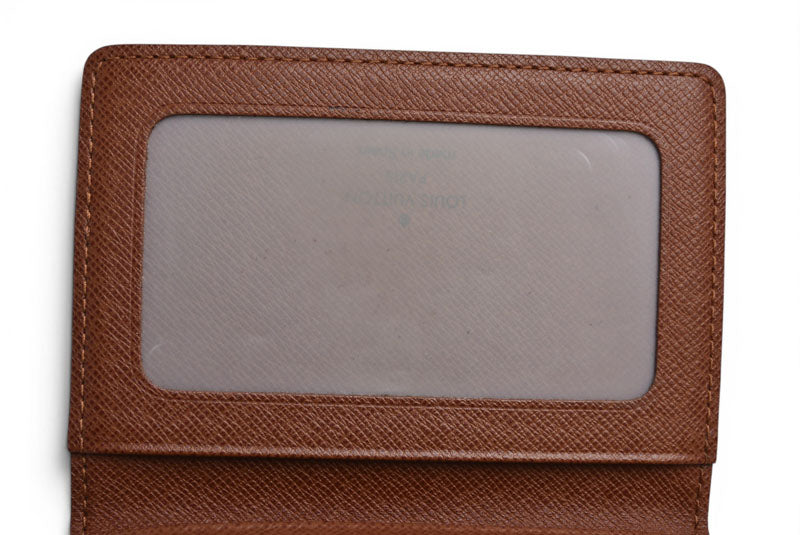 ルイヴィトン パスケース/カードケース LOUIS VUITTON モノグラム ポルト2カルト ヴェルティカル 定期入れ M60533【中古】
