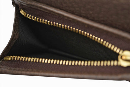 グッチ ミニ財布/二つ折り GUCCI 折財布 GGブラウン/ベージュ523155 Ophidia/オフィディア GGスプリーム【中古】