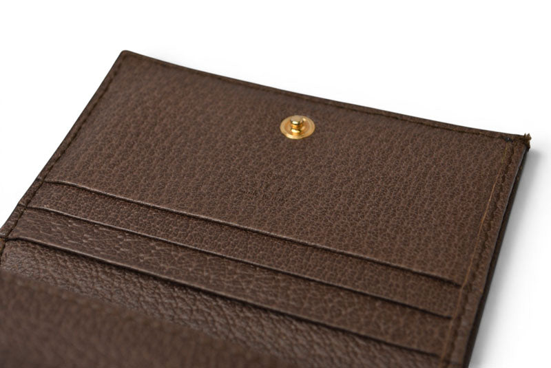 グッチ ミニ財布/二つ折り GUCCI 折財布 GGブラウン/ベージュ523155 Ophidia/オフィディア GGスプリーム【中古】