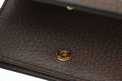 グッチ ミニ財布/二つ折り GUCCI 折財布 GGブラウン/ベージュ523155 Ophidia/オフィディア GGスプリーム【中古】