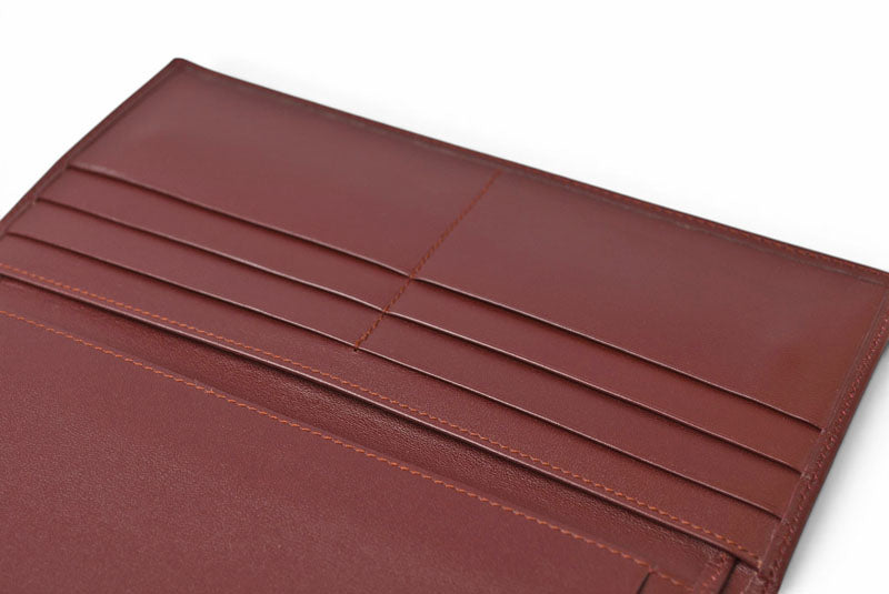カルティエ 財布/三つ折り ヴィンテージ Cartier 長財布 マスト ドゥ カルティエ ボルドー がま口付【中古】