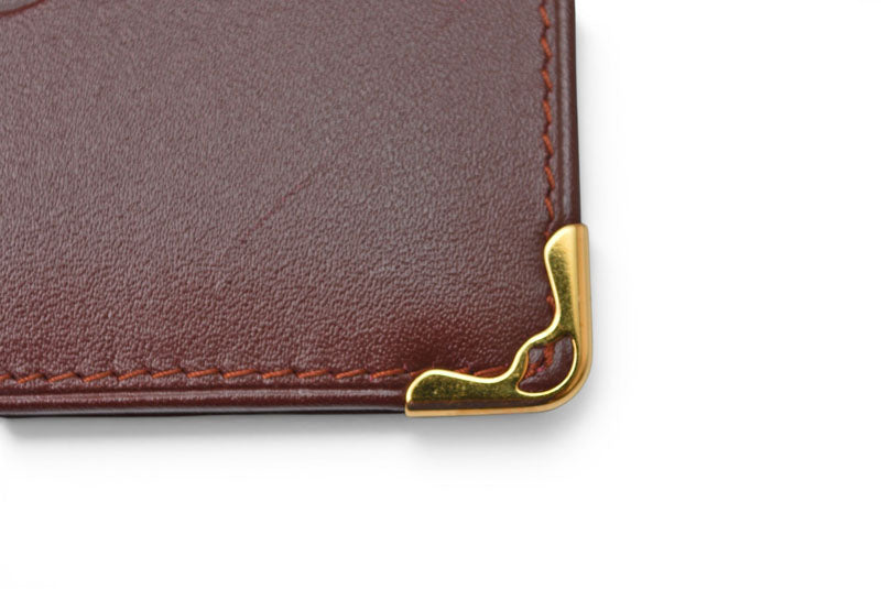 カルティエ 折財布/二つ折り財布 ヴィンテージ Cartier メンズ マスト ドゥ カルティエ ボルドー 73184192【中古】