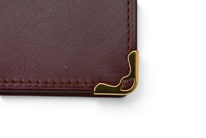 カルティエ 財布 メンズ Cartier 長財布 レザー マスト ドゥ カルティエ ボルドー L3000003【中古】