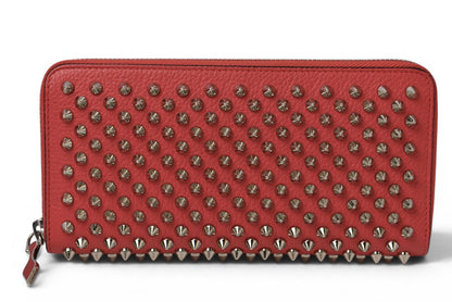 クリスチャンルブタン 財布 Christian louboutin 長財布/Panettone Zipped ベゴニア/シルバー 1185059【中古】