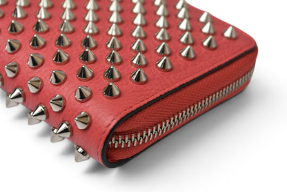 クリスチャンルブタン 財布 Christian louboutin 長財布/Panettone Zipped ベゴニア/シルバー 1185059【中古】