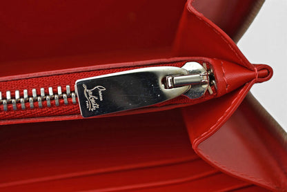 クリスチャンルブタン 財布 Christian louboutin 長財布/Panettone Zipped ベゴニア/シルバー 1185059【中古】