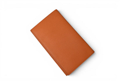 エルメス アジェンダ/手帳カバー/ダイアリー HERMES ノートブックカバー シェーブル オレンジ　□N刻印【中古】