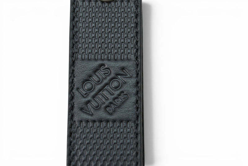 ルイヴィトン キーリング/キーホルダー/チャーム LOUIS VUITTON ダミエ・アンフィニ ポルトクレ・ドラゴンヌ M65051 メンズ【中古】