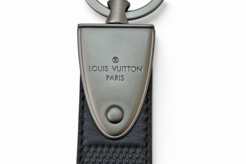 ルイヴィトン キーリング/キーホルダー/チャーム LOUIS VUITTON ダミエ・アンフィニ ポルトクレ・ドラゴンヌ M65051 メンズ【中古】