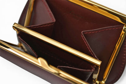 カルティエ コインケース/小銭入れ Cartier ヴィンテージ 財布/がま口 マスト ドゥ カルティエ ボルドー L300009【中古】