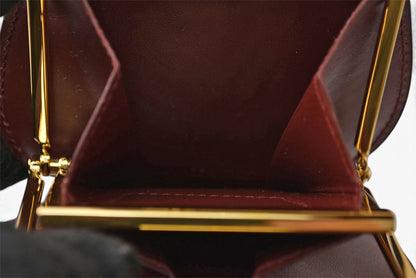 カルティエ コインケース/小銭入れ Cartier ヴィンテージ 財布/がま口 マスト ドゥ カルティエ ボルドー L300009【中古】