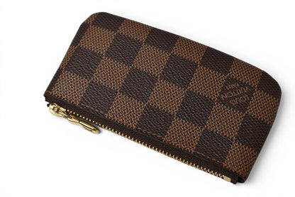 ルイヴィトン 小銭入れ/キーケース/コインケース LOUIS VUITTON ダミエ ポシェット・クレ N62658 小銭入れ【中古】