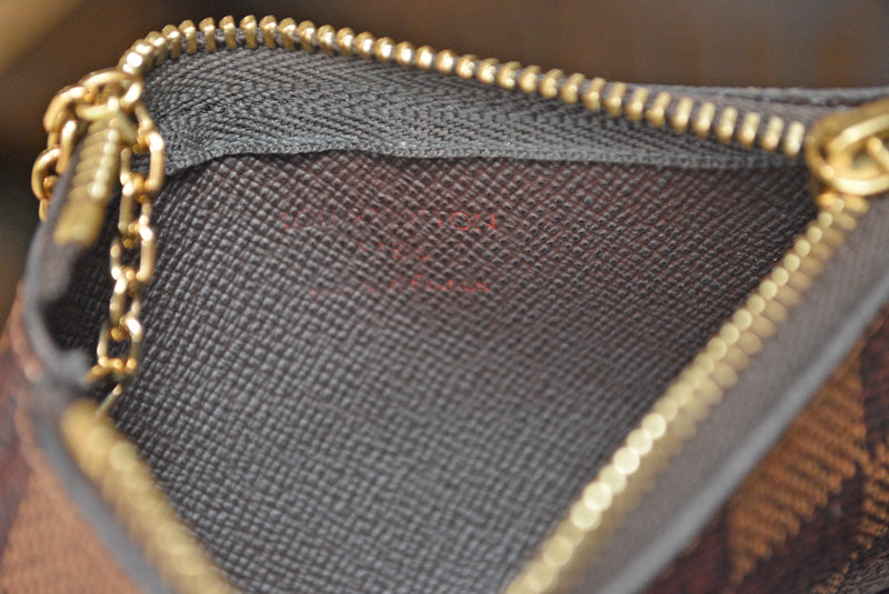 ルイヴィトン 小銭入れ/キーケース/コインケース LOUIS VUITTON ダミエ ポシェット・クレ N62658 小銭入れ【中古】