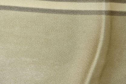 フェンディ スカーフ FENDI シルクツイル ヴィンテージ FF/ヒョウ柄/レオパード ブラウン/カーキ【中古】