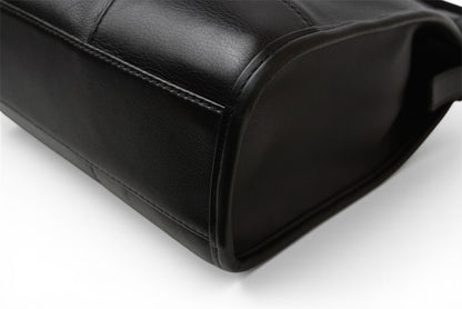 ロエベ ショルダーバッグ ヴィンテージ LOEWE アナグラム A4対応 バッグ レザーブラック【中古】