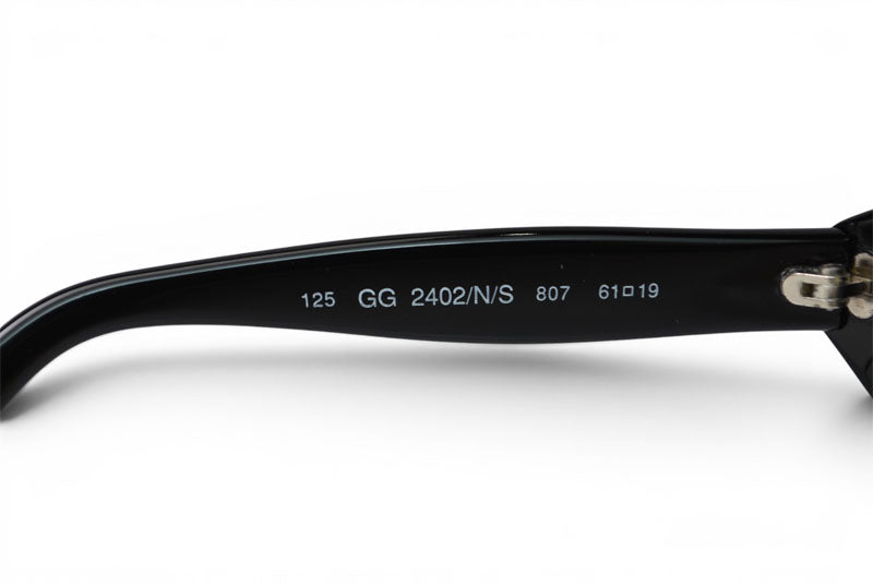 グッチ サングラス/アイウェア GUCCI GGロゴ GG2402/N/S 61□19 125 レディース ブラック【中古】