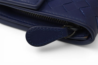 ボッテガヴェネタ 財布 BOTTEGA VENETA 長財布/コンチネンタルウォレット ダークパープル 150509【中古】