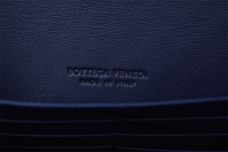 ボッテガヴェネタ 財布 BOTTEGA VENETA 長財布/コンチネンタルウォレット ダークパープル 150509【中古】