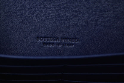 ボッテガヴェネタ 財布 BOTTEGA VENETA 長財布/コンチネンタルウォレット ダークパープル 150509【中古】