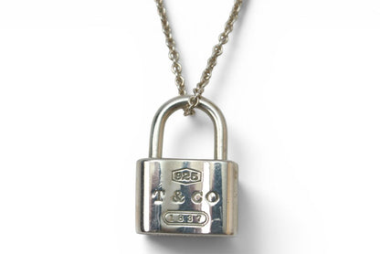 ティファニー ネックレス 1837 ロックチャーム SV925 シルバー レディース TIFFANY&Co.【中古】
