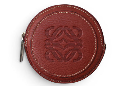 ロエベ コインケース/小銭入れ LOEWE アナグラム ボルドー【中古】