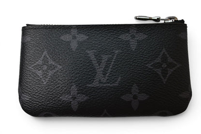 ルイヴィトン 小銭入れ/キーケース/コインケース LOUIS VUITTON モノグラム・エクリプス ポシェット・クレ M80905 小銭入れ【中古】