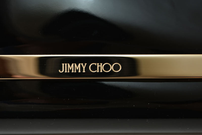 ジミーチュウ 未使用 クラッチバッグ/ポーチ/パーティバッグ JIMMY CHOO MAIA PAS/ブラック【中古】