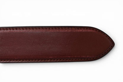 カルティエ ベルト ヴィンテージ レザー Cartier マスト ドゥ カルティエ ボルドー【中古】