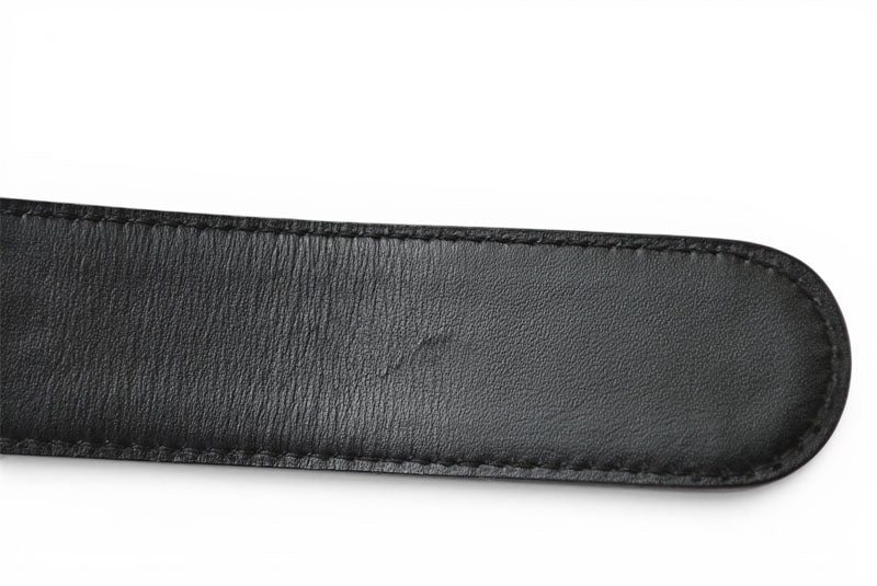 グッチ ベルト ユニセックス GUCCI GGバックル GGブラック/ブラック 114874 サイズ90 アパレル【中古】
