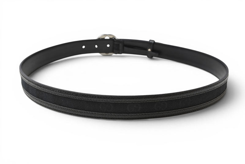 グッチ ベルト ユニセックス GUCCI GGバックル GGブラック/ブラック 114874 サイズ90 アパレル【中古】
