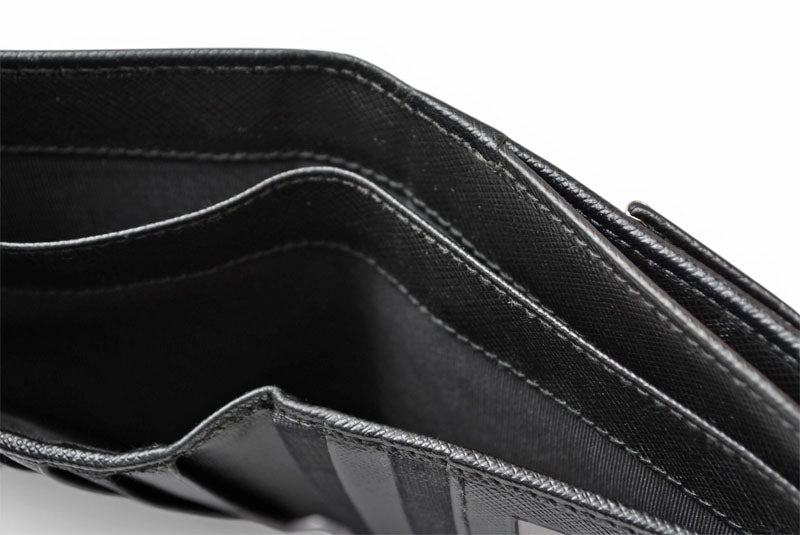 サルヴァトーレフェラガモ 財布/三つ折 Salvatore Ferragamo 折財布 ガンチーニ/ブラック【中古】