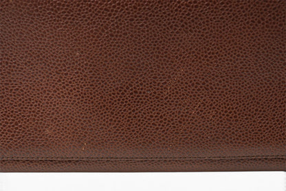 シャネル チェーンショルダーバッグ/トートバッグ CHANEL ココマーク キャビアスキン ブラウン/ゴールド【中古】