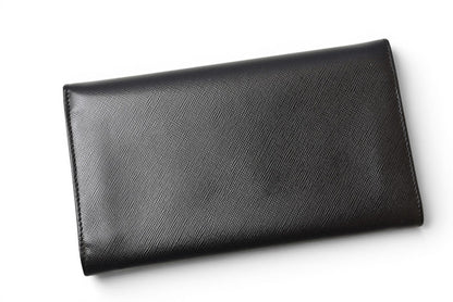 プラダ 財布 PRADA 長財布 M608 SAFFIANO/レザー NERO/ブラック ヴィンテージ【中古】