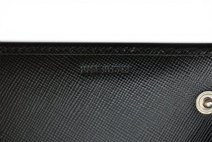 プラダ 財布 PRADA 長財布 M608 SAFFIANO/レザー NERO/ブラック ヴィンテージ【中古】