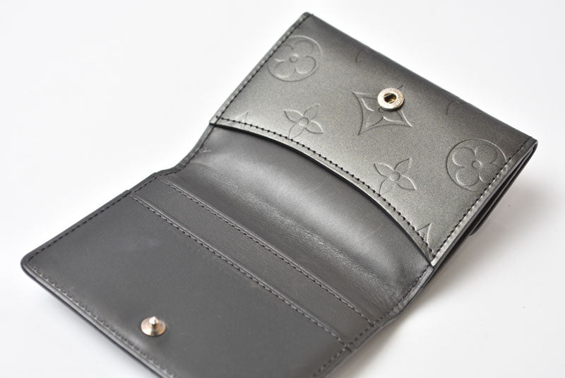 ルイヴィトン コインケース/カードケース LOUIS VUITTON ラドロー M65122 モノグラムマット ノワール【中古】