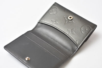 ルイヴィトン コインケース/カードケース LOUIS VUITTON ラドロー M65122 モノグラムマット ノワール【中古】